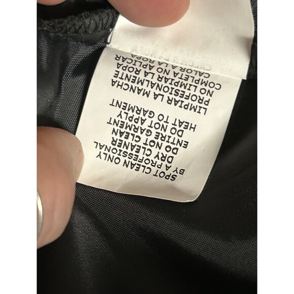 Onyx Nite Women Black Polka Dot Spaghetti Straps Lined Dress Size 14 Whimsygoth - Picture 9 of 9